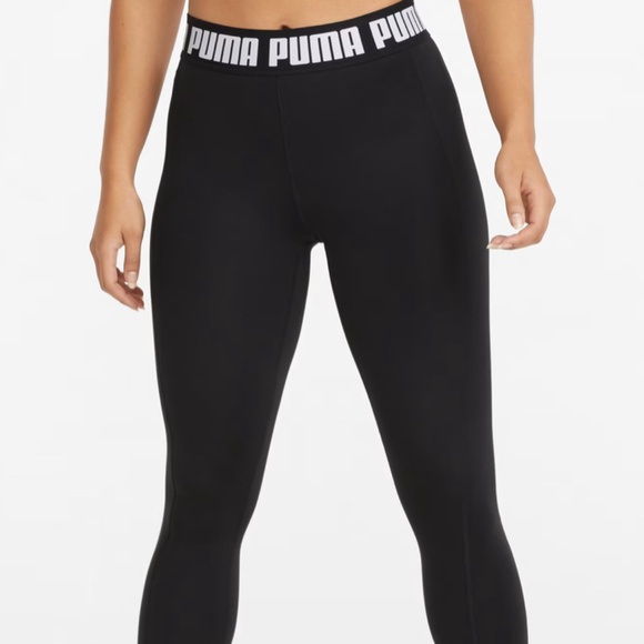 Puma pink tight with logo - Picture 1 of 3